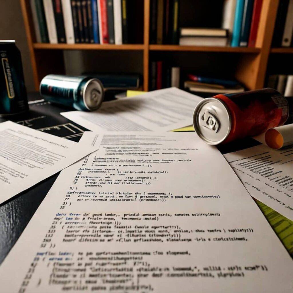 Botched algorithms turning into unexpected gold in a home office haze