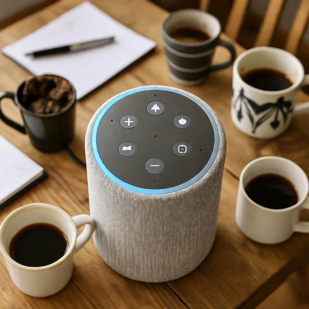 Speaker ruling mugs and morning tunes.