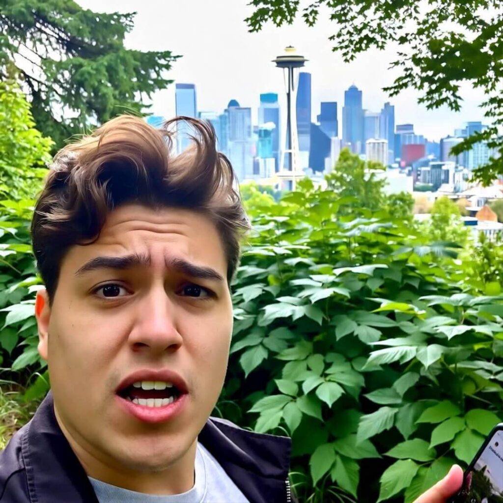 Quantum entanglement hacks gone feral in my Pacific Northwest stroll.