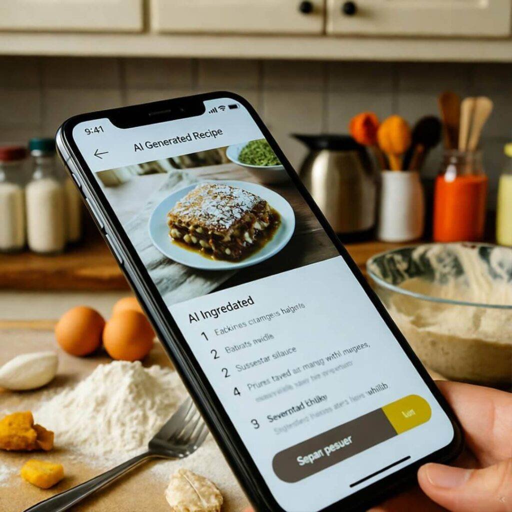 Wearable glowing AI alerts mid-pace.