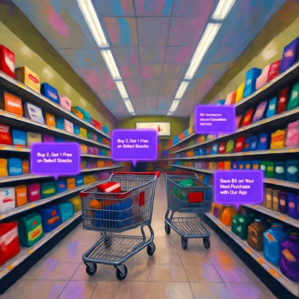 AI deals in Target aisle.