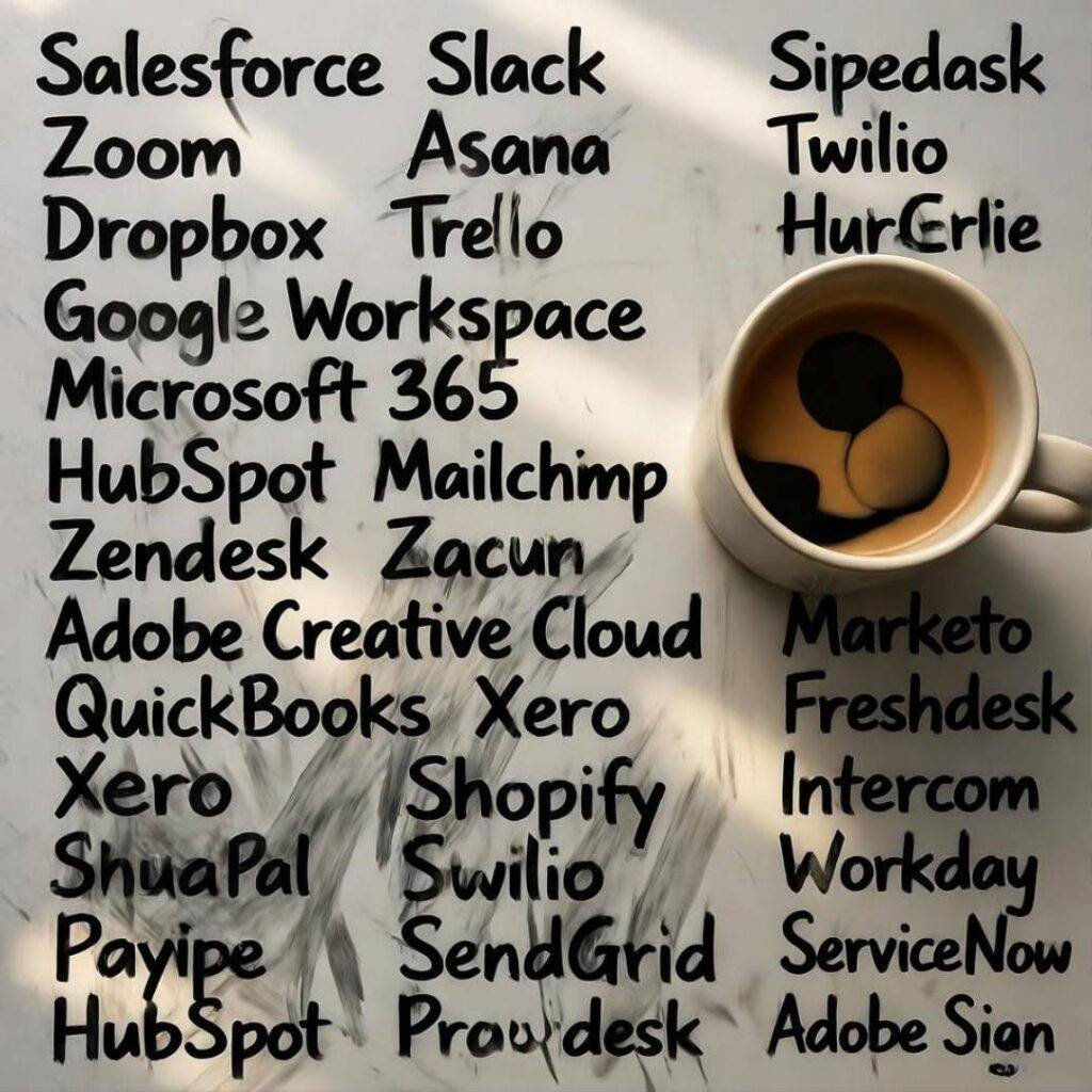 Smudged SaaS whiteboard with coffee rings.